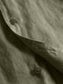 KnowledgeCotton Apparel - Box fit short sleeved linen shirt GOTS/Vegan - Burnt Olive